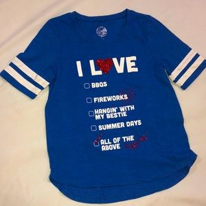 Fourth of July tee, never worn!!!